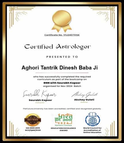 Aghori Tantrik Dinesh Baba Ji